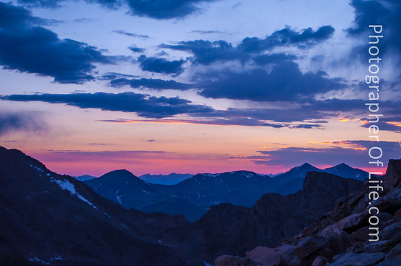 The view from Mount Evans